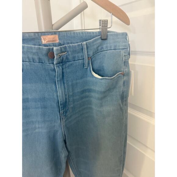 Mother The Looker Ankle Fray Jeans Hold My Hand Size 32 - Picture 3 of 11